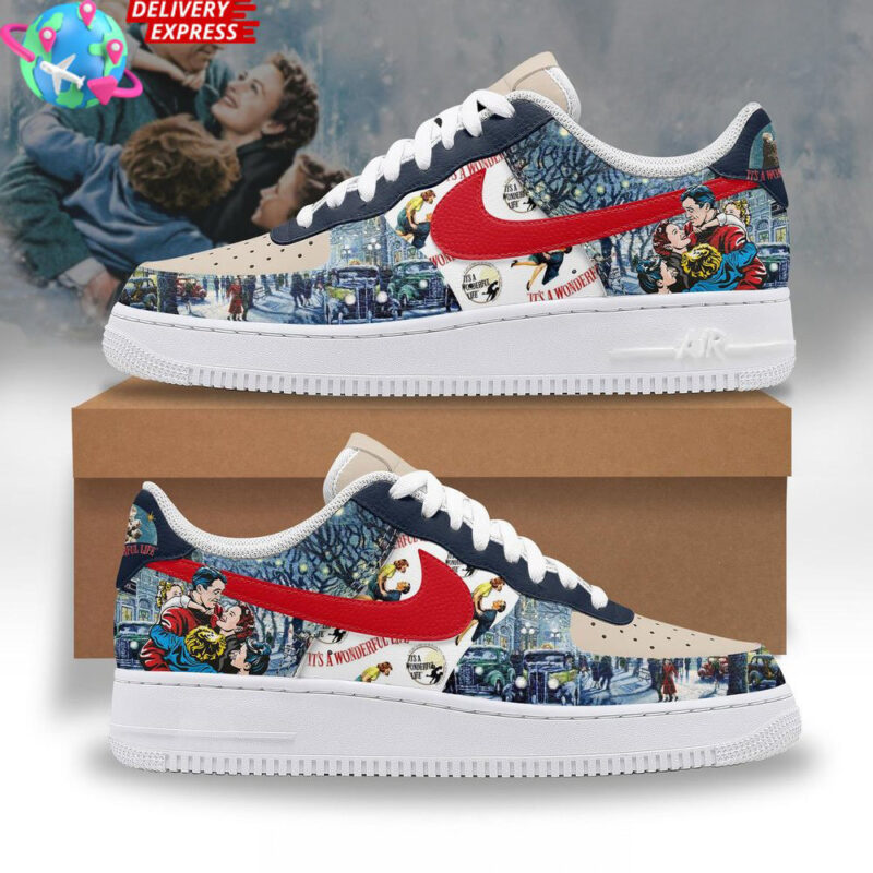It's A Wonderful Life Nike Air Force 1 Movie Lover Mother's Day Gifts For Wife