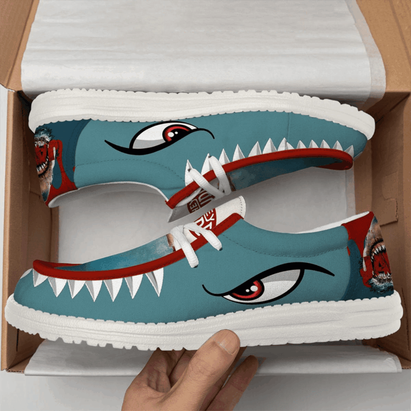 Jaws 50th Movie Limited Edition Hey Dude Shoes Jaws Merch Gifts For Father's Day From Wife