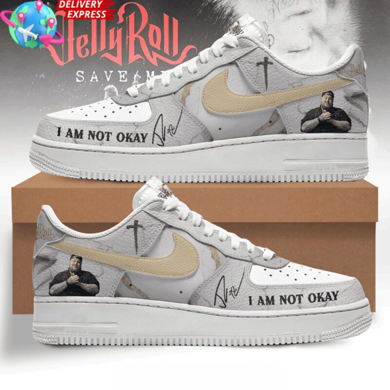 Jelly Roll Save Me Nike Air Force 1 Jelly Roll Merch Father's Day Presents For Son