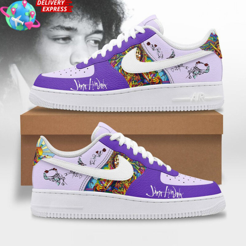 Jimi Hendrix Guitarist Air Force 1 Jimi Hendrix Merch Special Fathers Day Presents