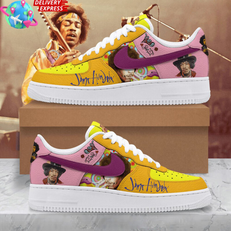 Jimi Hendrix Guitarist Nike Air Force 1 Jimi Hendrix Merch Special Fathers Day Gifts Special