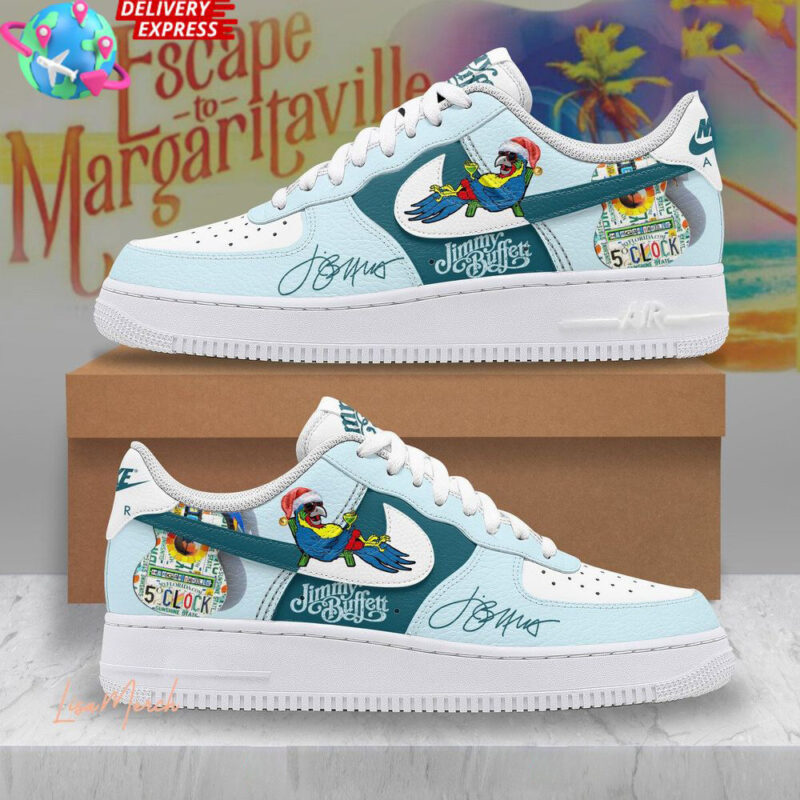 Jimmy Buffett Escape To Margaritaville Nike Air Force 1 Jimmy Buffett Merch Father's Day Gifts