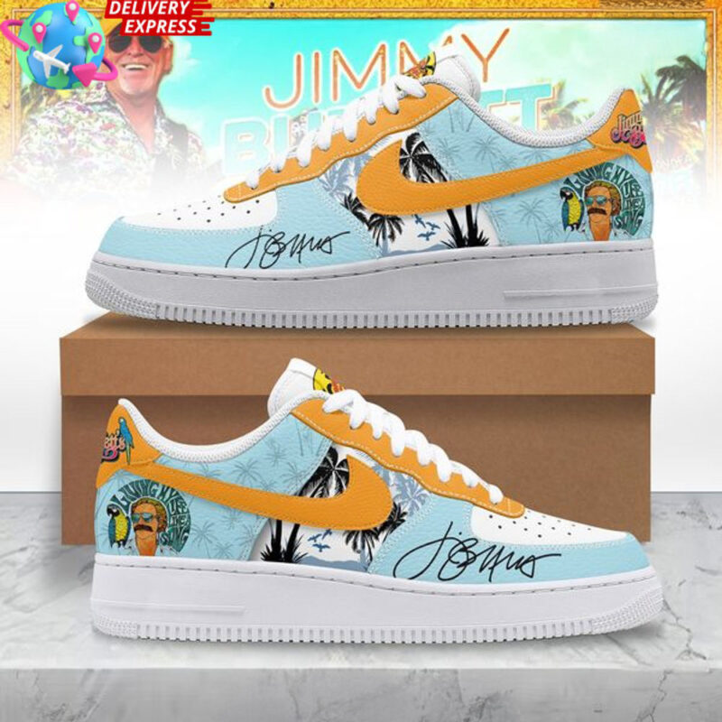 Jimmy Buffett Living My Life Like A Song Air Force 1 Jimmy Buffett Merch Great Father's Day Gifts