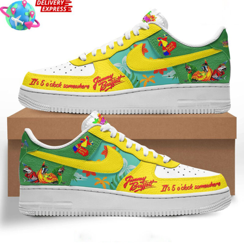 Jimmy Buffett Nike Air Force 1 Jimmy Buffett Merch Good Father's Day Presents