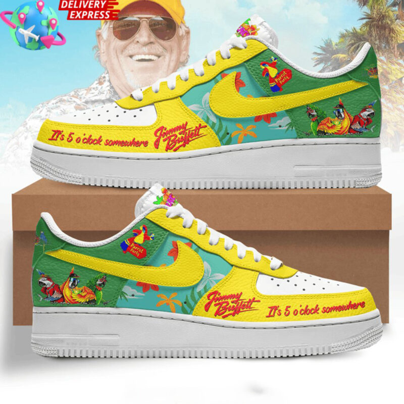 Jimmy Buffett Nike Air Force 1 Jimmy Buffett Merch Good Father's Day Presents