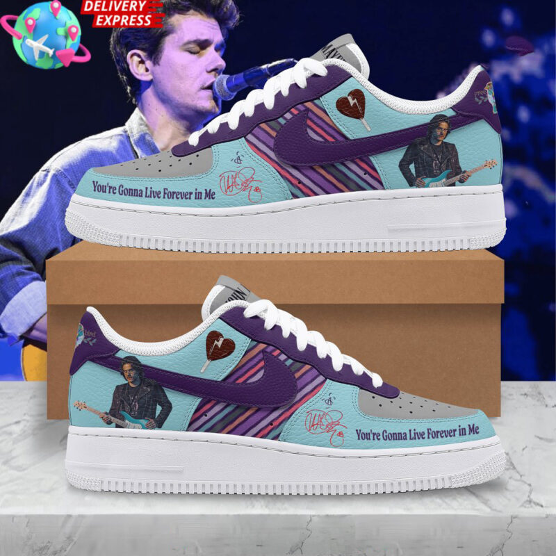 John Mayer Nike Air Force 1 John Mayer Merch Music Lover Father's Day Presents For Son