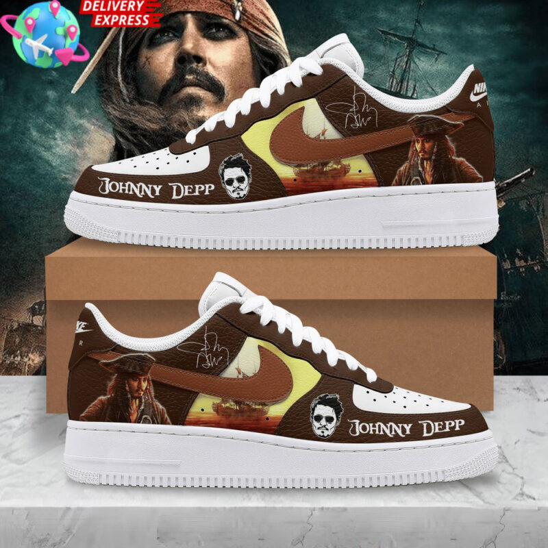 Johnny Depp Nike Air Force 1 Johnny Depp Merch Father's Day Presents For Husband