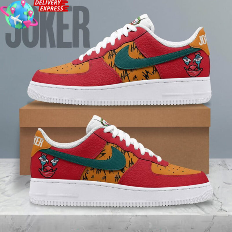 Joker Folie Deux Clown 2024 Nike Air Force 1 Unique Dad Gifts For Father's Day