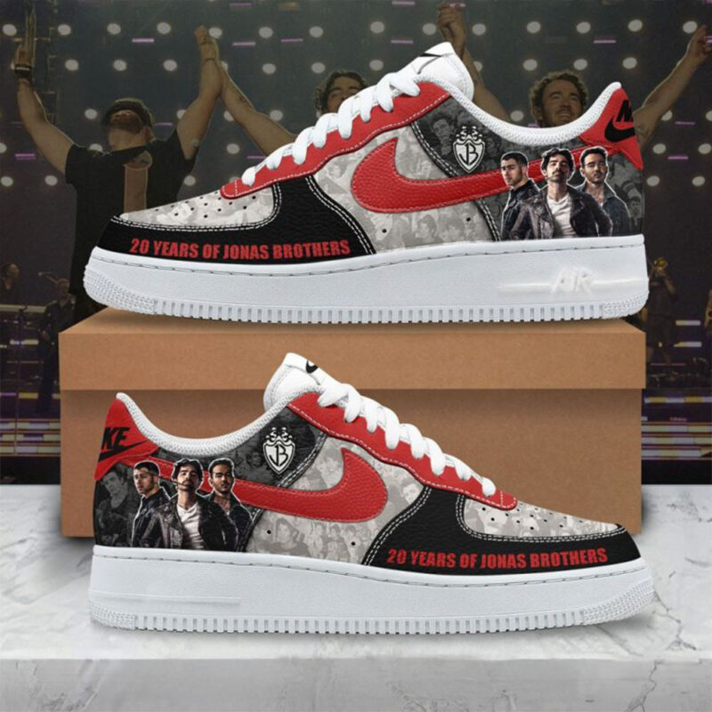 Jonas Brothers 20th Anniversary Tour 2025 Nike Air Force 1 Jonas Brothers Merch Gifts For Dad