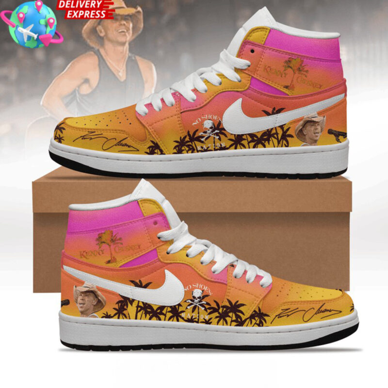 Kenny Chesney No Shoes Sunset Nike Air Jordan 1 Kenny Chesney Merch Father's Day Present Ideas