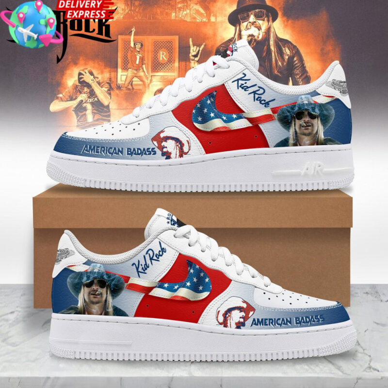 Kid Rock American Badass Nike Air Force 1 Kid Rock Merch Cool Mothers Day Gifts