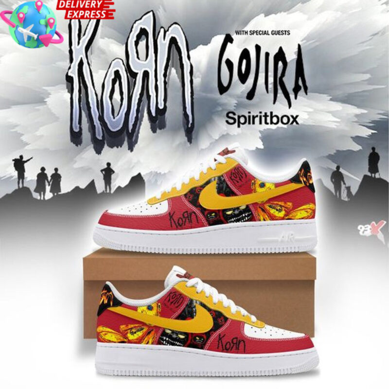 Korn Freak On A Leash Air Force 1 Korn Merch Gifts For Father's Day From Daughter