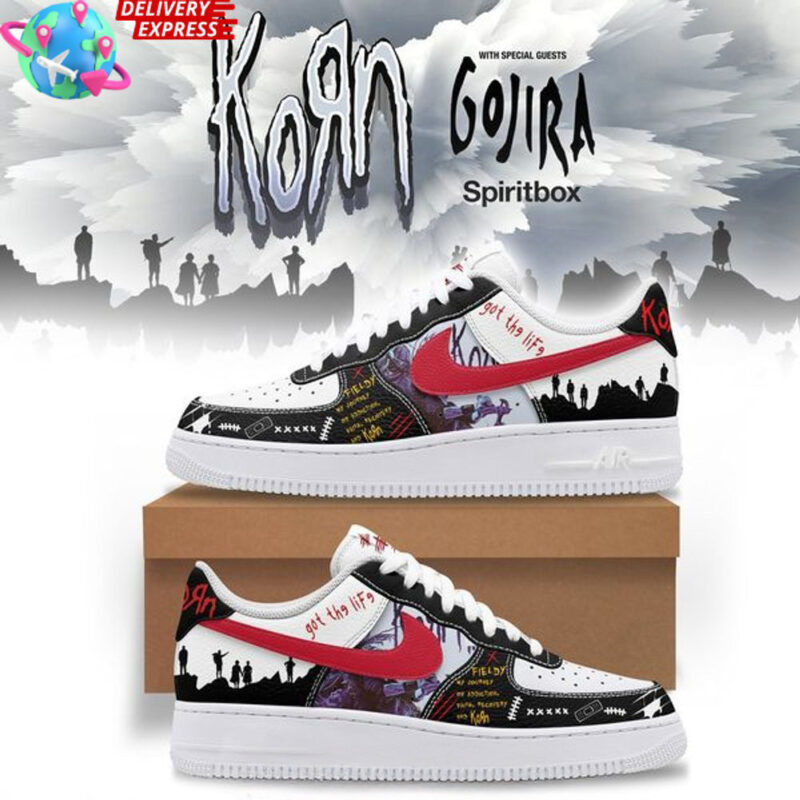 Korn Got The Life Air Force 1 Korn Merch Gifts For Father's Day Ideas