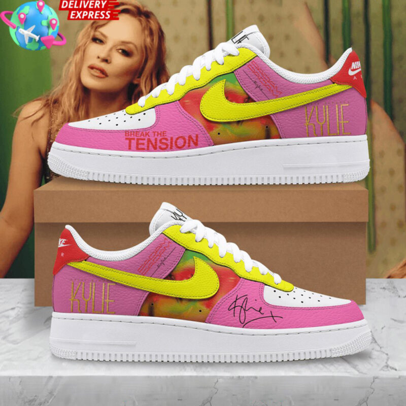 Kylie Minogue Break The Tension Nike Air Force 1 Kylie Minogue Merch Mothers Day Gifts