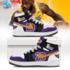 Lebron James Los Angeles Lakers Nike Air Jordan 1 LeBron James Merch Good Father's Day Presents