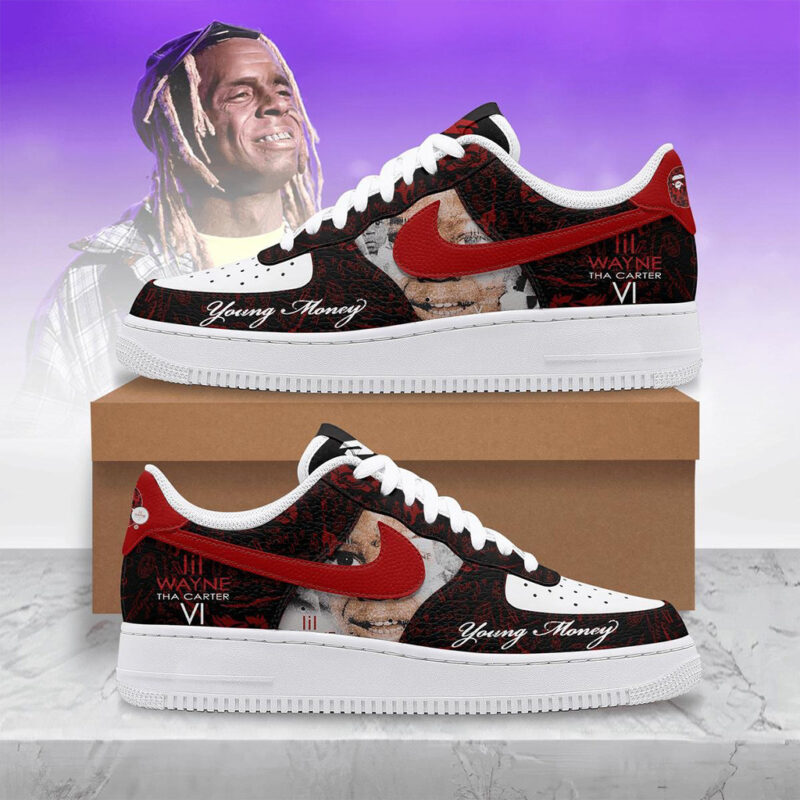 Lil Wayne Tha Carter Vi Young Money Air Force 1 Shoes Lil Wayne Merch Husband Gifts
