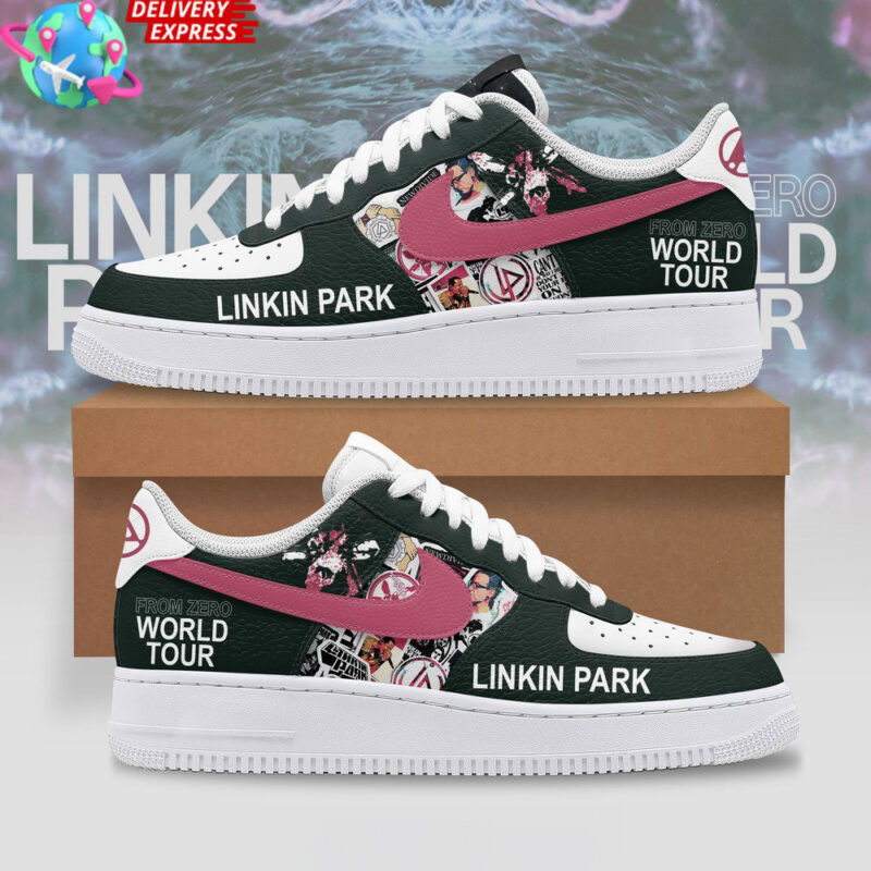 Linkin Park Form Zero World Tour Nike Air Force 1 Linkin Park Merch Gifts For Rock band Fans