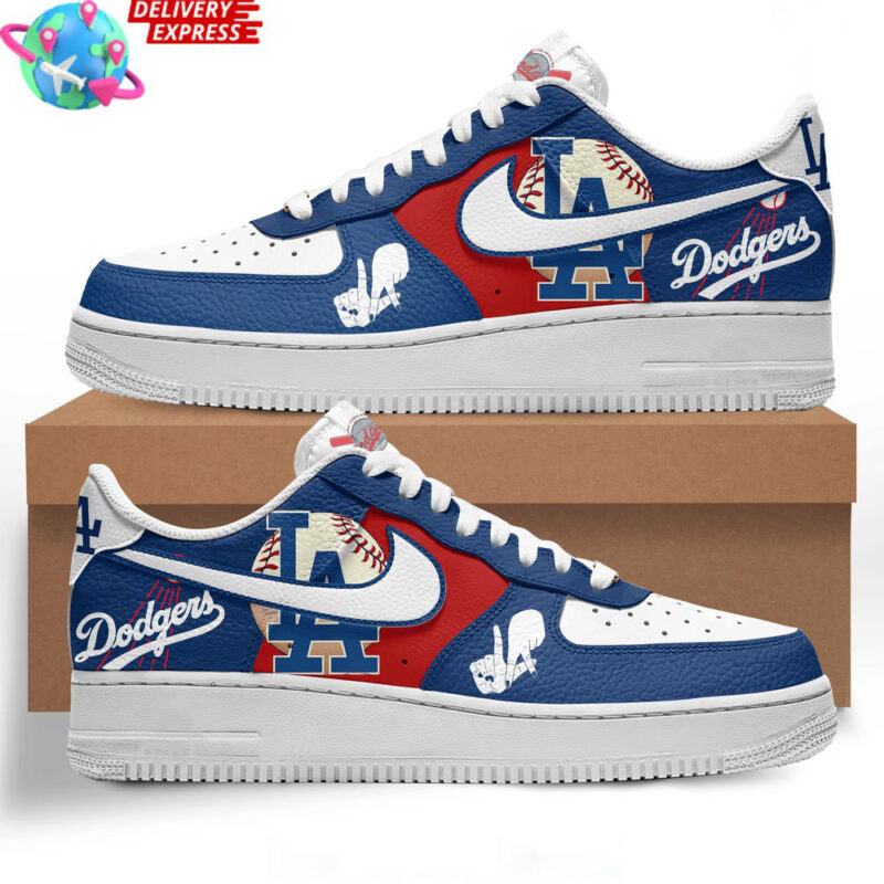 Los Angeles Dodgers New Arrival Summer Air Force 1 Los Angeles Dodgers Merch Fathers Day Presents