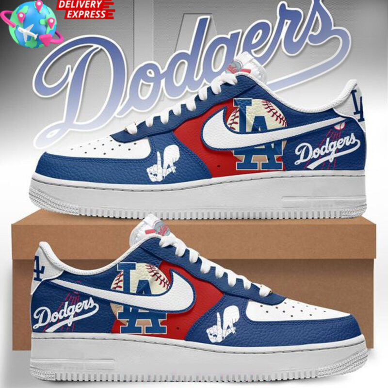 Los Angeles Dodgers New Arrival Summer Air Force 1 Los Angeles Dodgers Merch Gifts For Husband