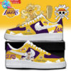 Los Angeles Lakers X One Piece Gear 5 Nike Air Force 1 Los Angeles Lakers Merch Fans Gifts