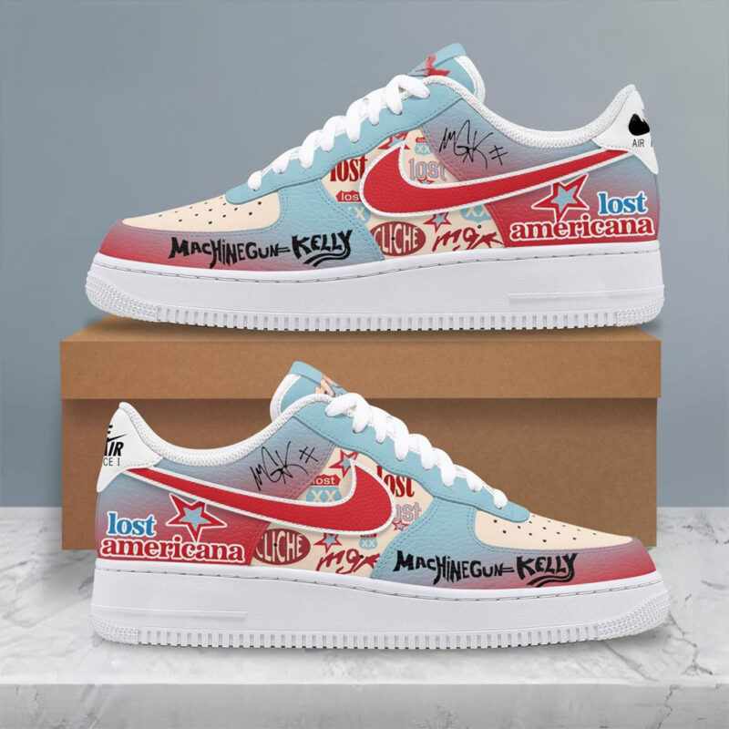 Machine Gun Kelly Lost Americana New Album Air Force 1 Sneakers Gifts For Fans