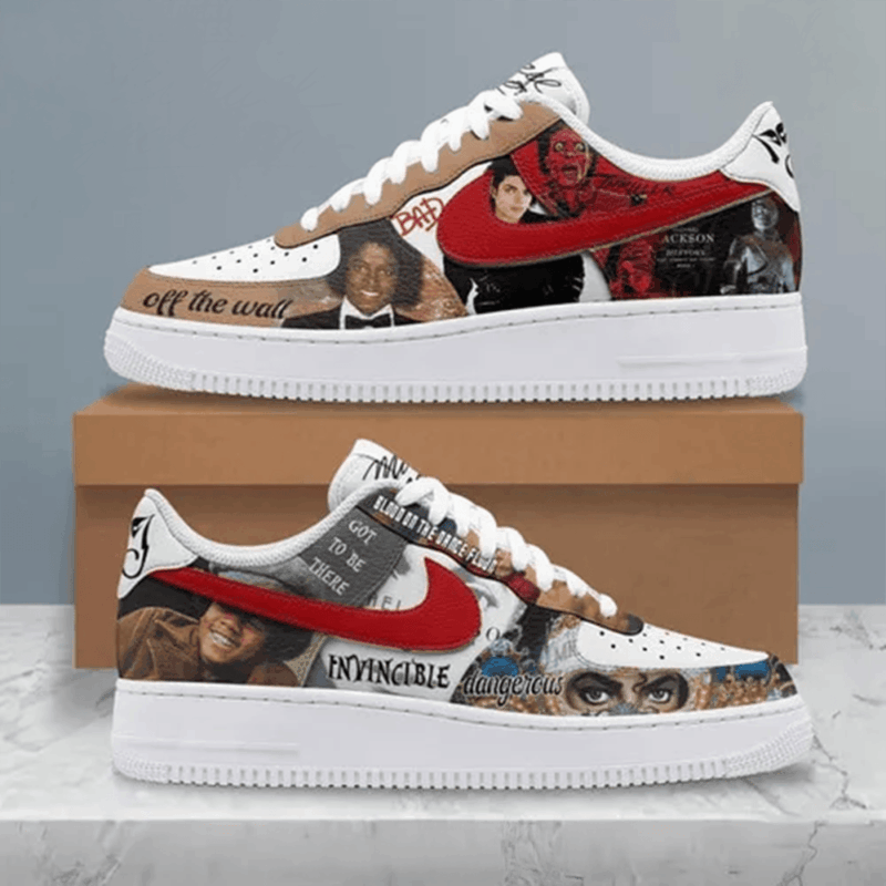 Michael Jackson The Albums Nike Air Force 1 Michael Jackson Merch Mother'sDay Gifts 2025