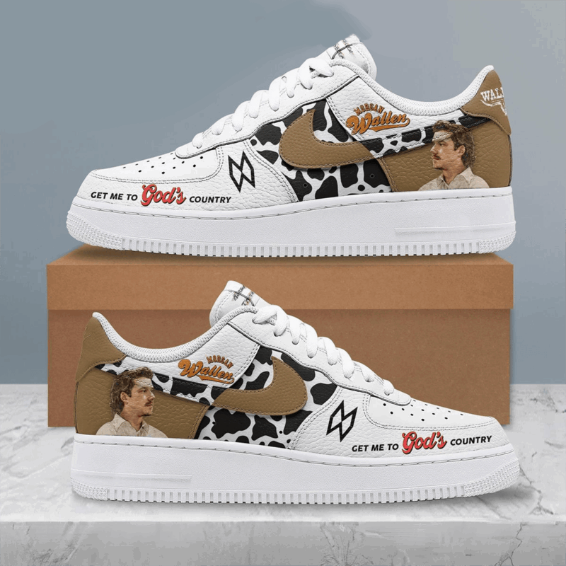 Morgan Wallen Get Me To God's Country Air Force 1 Shoes Morgan Wallen Merch Gifts For Fans