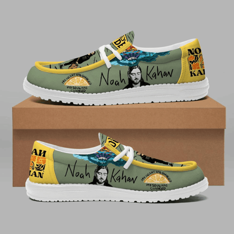 Noah Kahan Orange Juice Limited Edition Hey Dude Shoes Noah Kahan Merch Fathers Day Presents