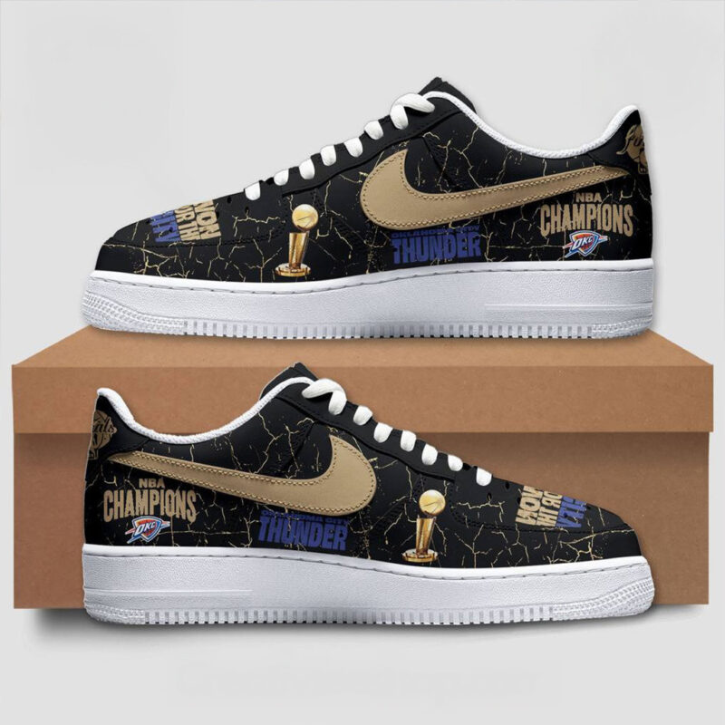 Oklahoma City Thunder 2025 NBA Champions Won for the City Limited Edition Air Force
