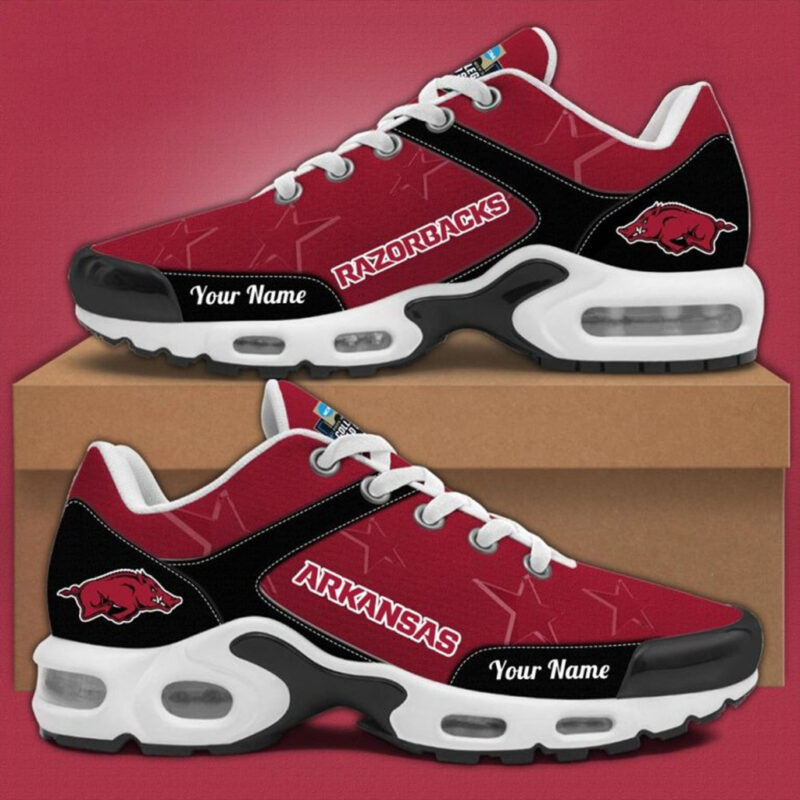 Personalized Arkansas Razorbacks Air Max Plus Sneakers 2025 Arkansas Razorbacks Merch