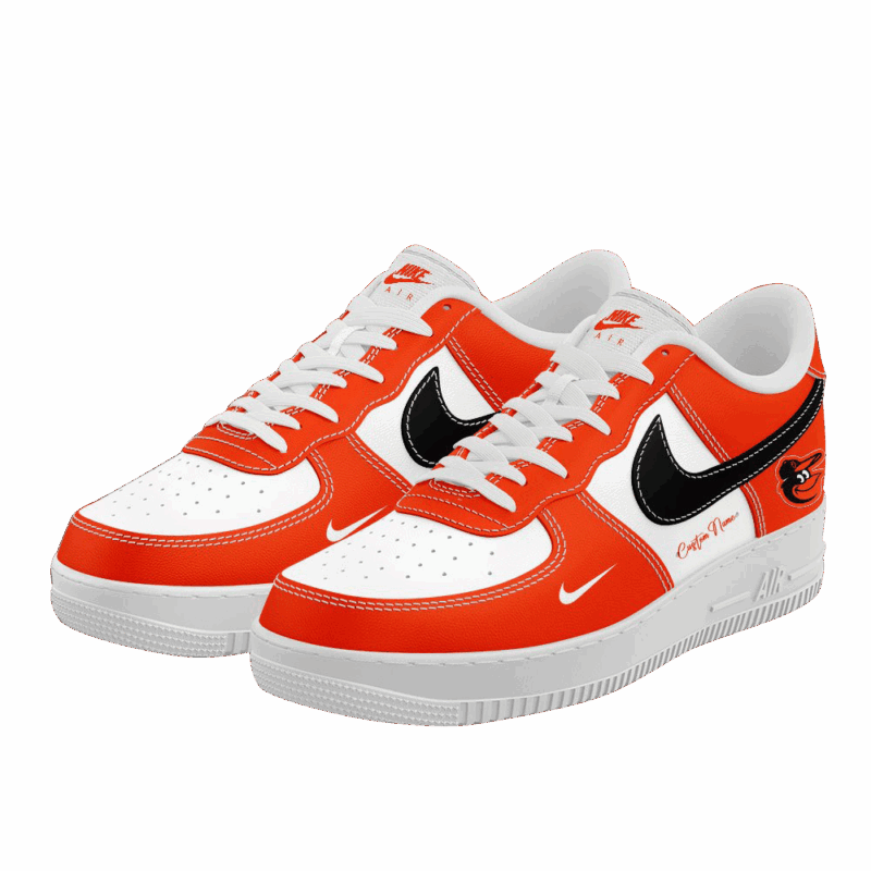Personalized Baltimore Orioles Baseball 2024 Air Force 1 Baltimore Orioles Merch Gifts For Dad