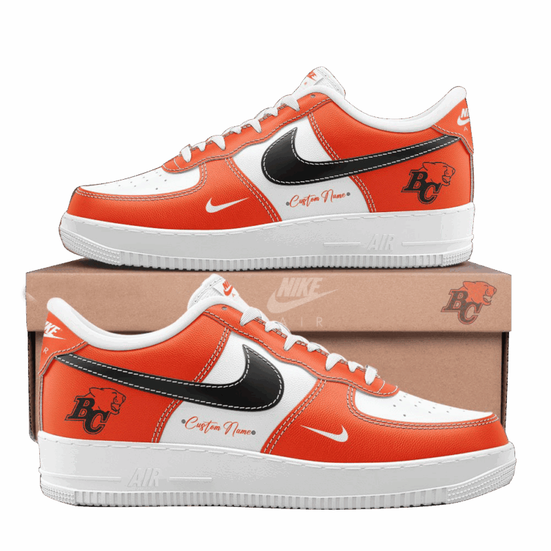 Personalized BC Lions Nike Air Force 1 BC Lions Merch Gifts For Football Fan