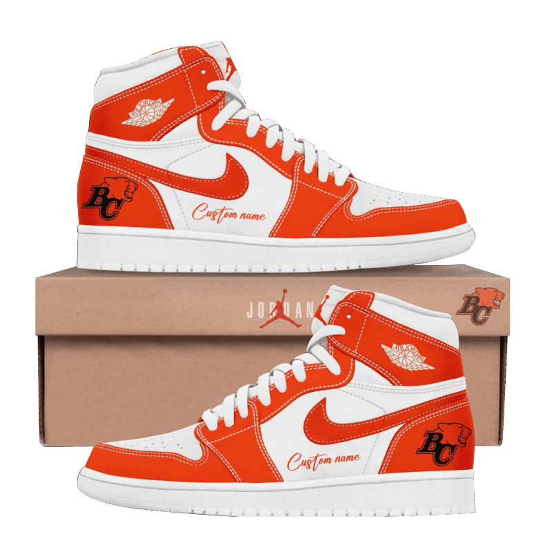 Personalized BC Lions Nike Air Jordan 1 BC Lions Merch Good Father's Day Presents