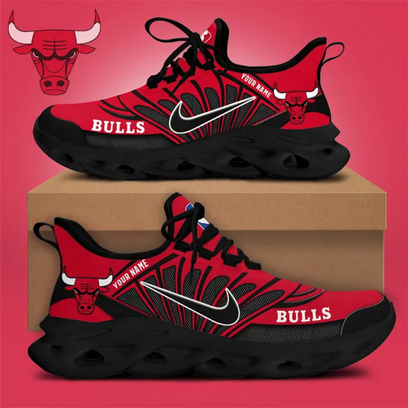 Personalized Chicago Bulls Max Soul Shoes Great Gifts For Basketball Fans