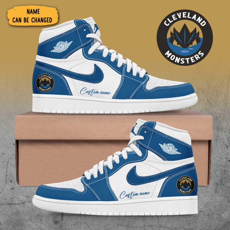 Personalized Cleveland Monsters Sneaker Presents For Hockey Fans