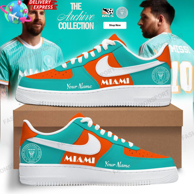Personalized Inter Miami Messi Air Force 1 Father's Day Football Fan Gift Ideas