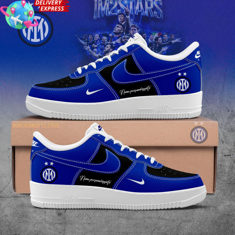 Personalized Inter Milan Air Force 1 Inter Milan Merch Gifts For Football Fan