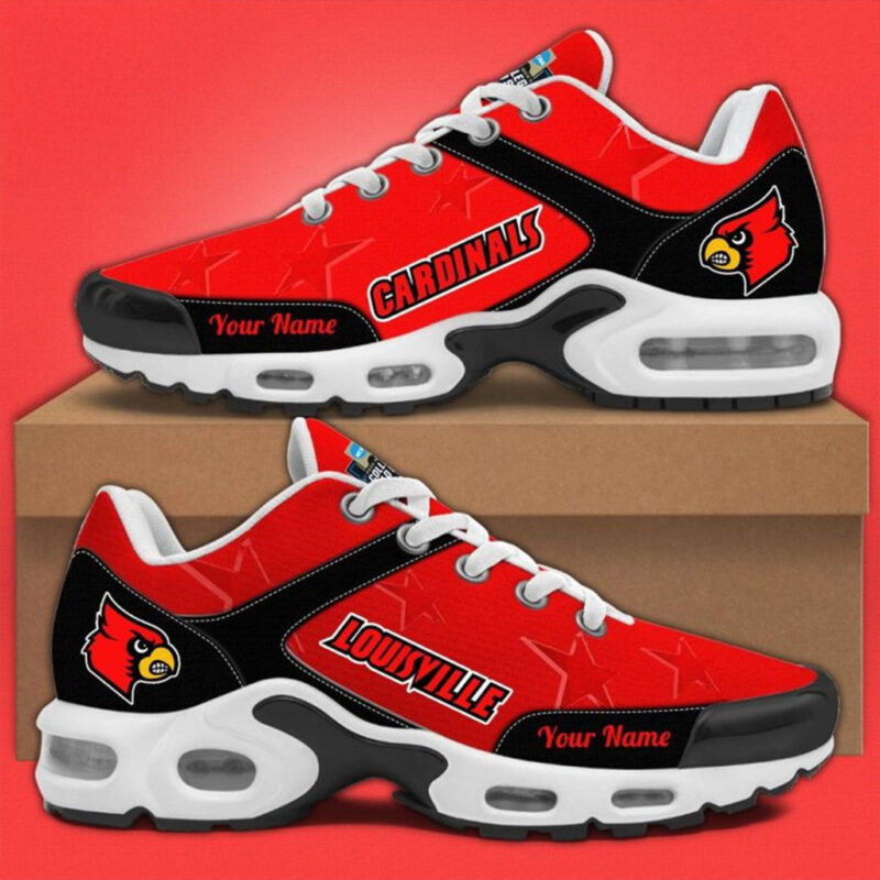 Personalized Louisville Cardinals Air Max Plus Sneakers 2025 Louisville Cardinals Merch