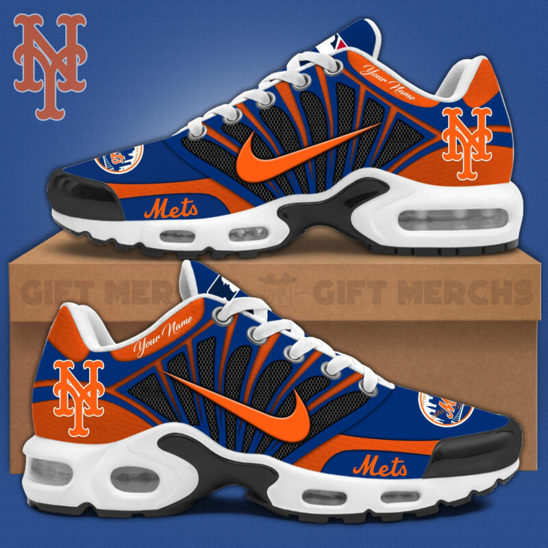 Personalized New York Mets MLB Nike Air Max Plus Shoes New York Mets Merch Husband Gifts