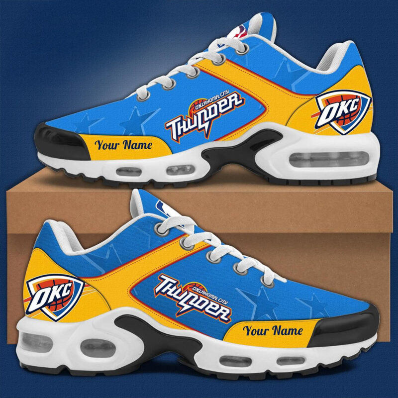 Personalized Oklahoma City Thunder Air Max Shoes OKC Merch Best Gifts For Basketball Lovers