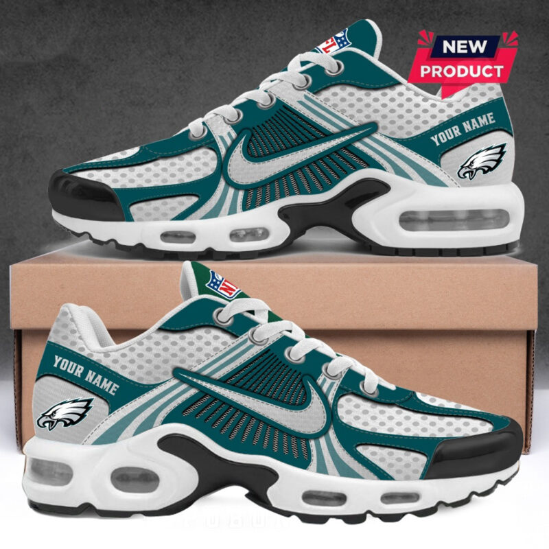 Personalized Philadelphia Eagles NFL Sneakers Football Fan Gift Ideas