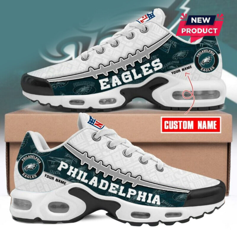 Personalized Philadelphia Eagles Sneakers Gifts For Football Fan