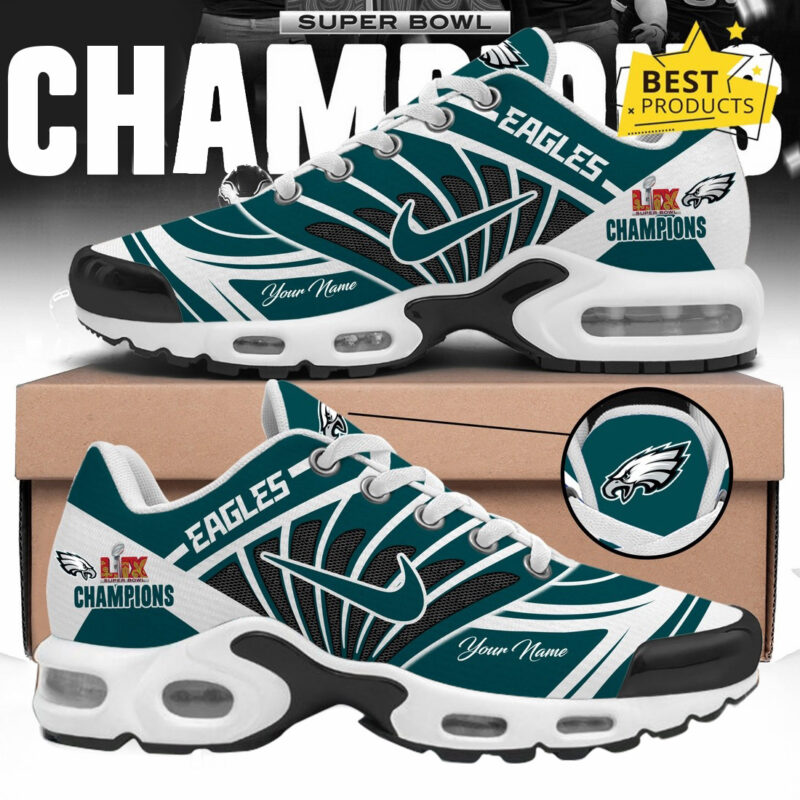 Personalized Philadelphia Eagles Super Bowl Sneakers Unique Gifts For Football Lovers