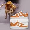 Personalized Texas Longhorns 2024 Air Force 1 Shoes Football Fan Gift Ideas