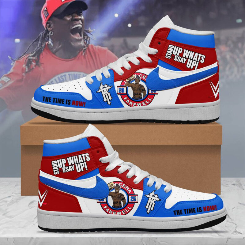 R-Truth The Time is Now Air Jordan 1 Sneaker R-Truth Merch Gifts For Husband