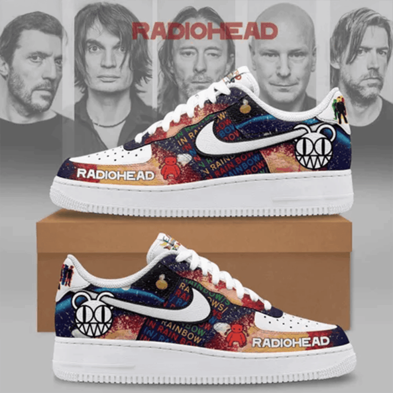 Radiohead Against Demons Nike Air Force 1 Radiohead Merch Good Fathers Day Gifts
