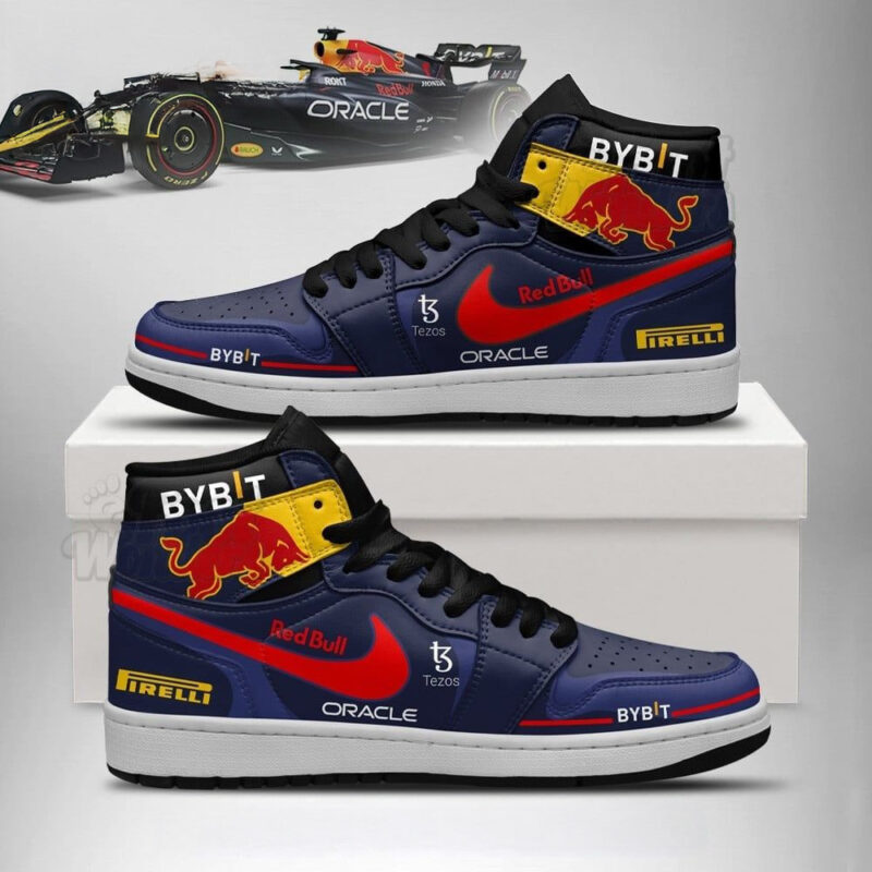 Red Bull Racing Formula 1 Limited Nike Air Jordan 1 Father's Day Gifts For Husband