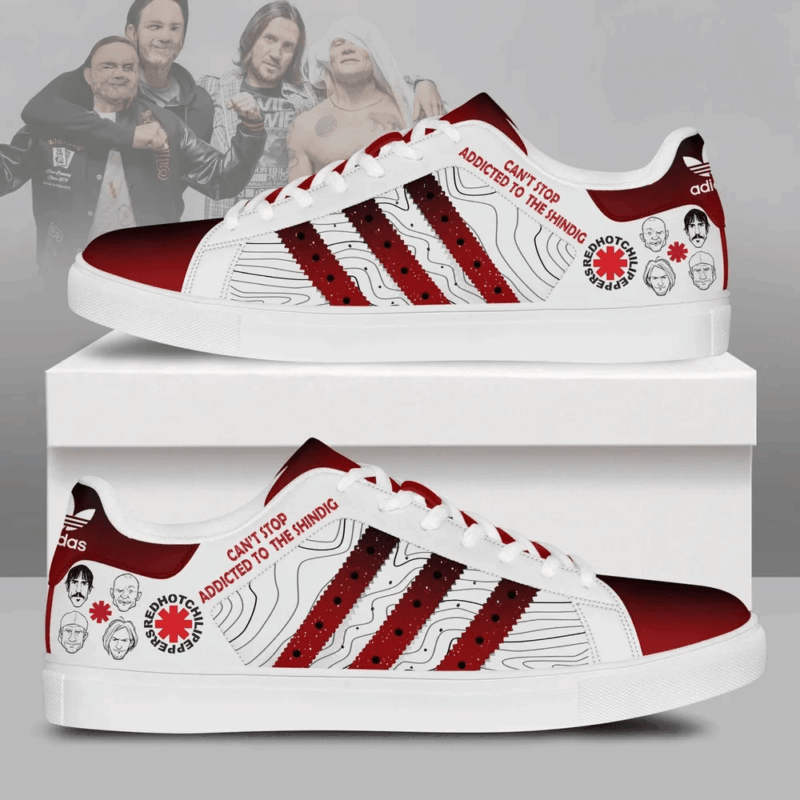 Red Hot Chili Peppers Stan Smith Shoes Red Hot Chili Peppers Merch Great Mother's Day Gifts
