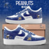 Roanoke Dawgs 75th Anniversary Peanuts Air Force 1 Shoes Best Gifts For Hockey Fans