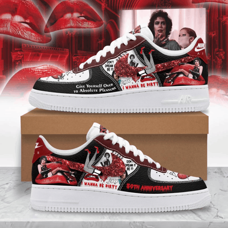Rocky Horror Picture Show 50Th Anniversary Air Force 1 Rocky Merch Gifts For Horror Fans